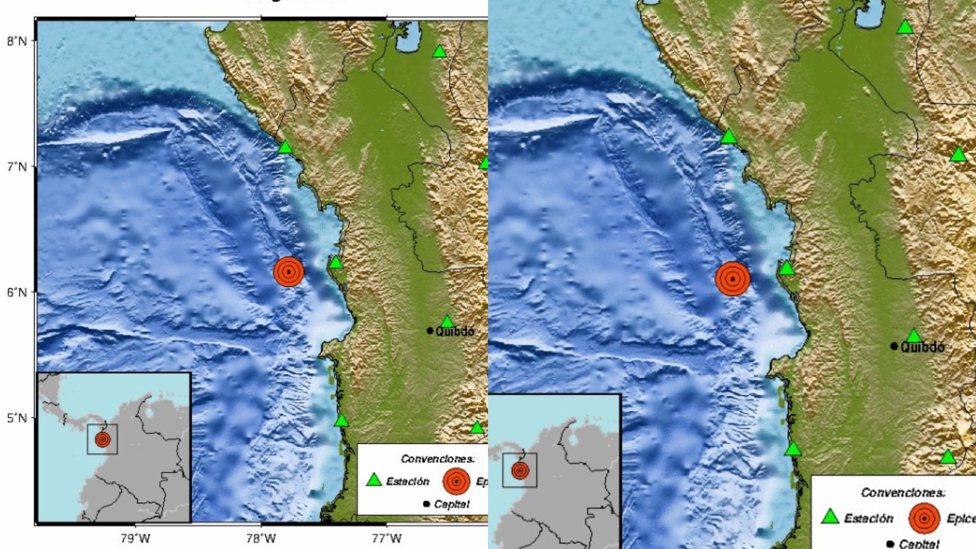 Sismo en el Océano