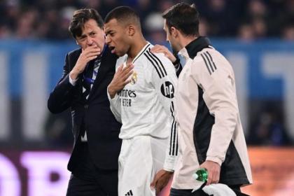 Kylian Mbappé lesionado y alerta en Real Madrid: gol y lesión contra Atalanta en Champions League | Champions League