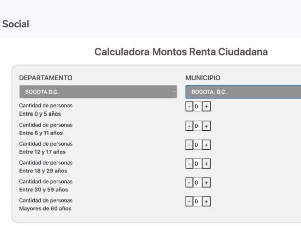 Renta Ciudadana: ¿cómo usar la calculadora para conocer su pago? | Finanzas | Economía