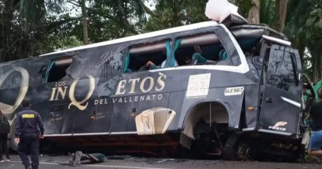 Trágico accidente de Los Inquietos: bus se accidentó