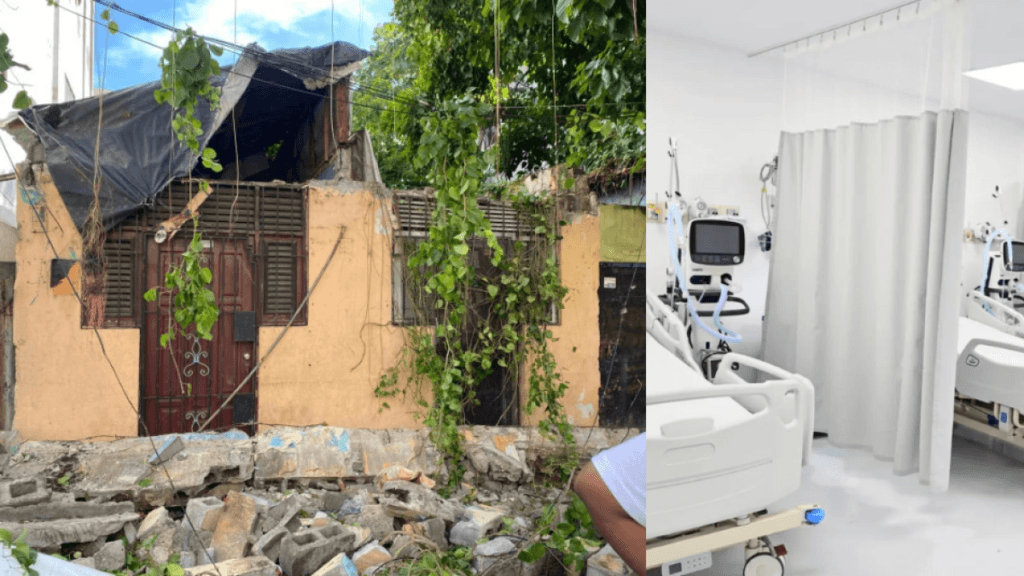 columna se derrumbó, mató a una y dejó a otras dos heridas