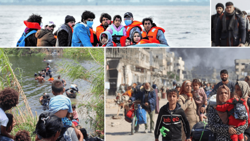 disminuyó, pero las guerras obligan a miles a huir