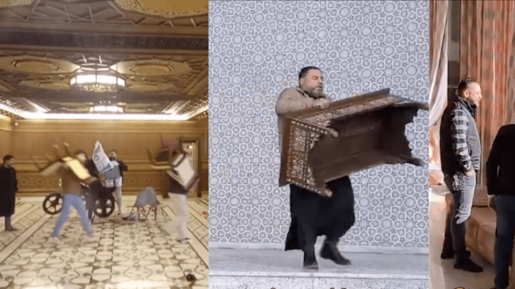 lujos descubiertos tras caída de Damasco