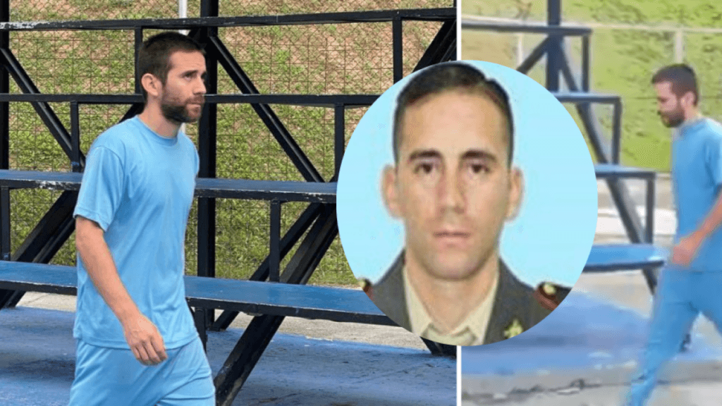 Se conocen las primeras imágenes del militar argentino arrestado en Venezuela por 'terrorismo'