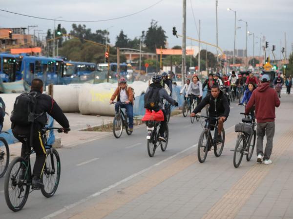 Día sin carro y sin moto en Bogotá