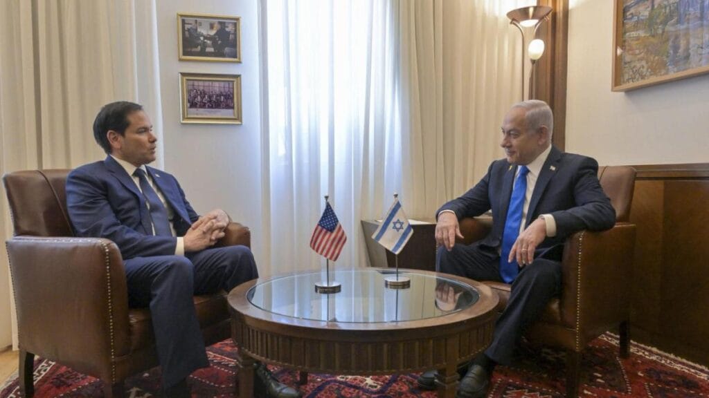 Marco Rubio se reúne con Netanyahu en su primer viaje a Israel como secretario de Estado