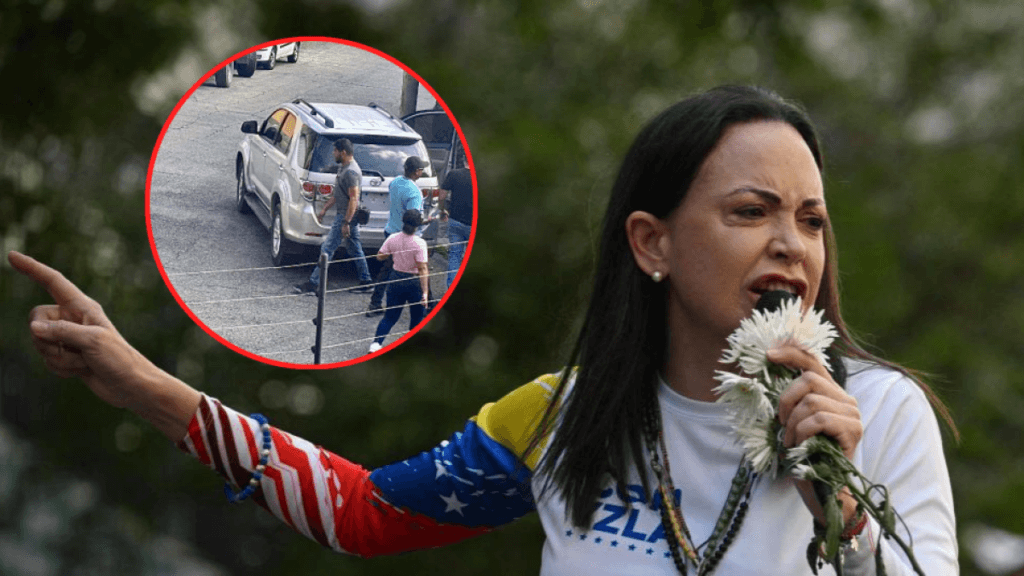María Corina Machado denuncia que hombres intentan ingresar a la fuerza a su casa en Caracas