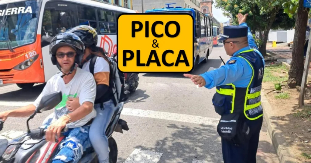 PICO y PLACA en MEDELLÍN del jueves 27 de febrero 2025