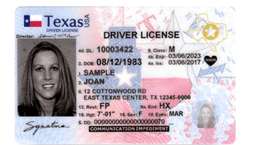 ¿Cuánto cobran por sacar el Real ID de Texas?