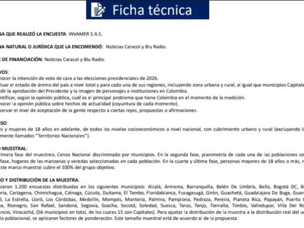 Ficha técnica
