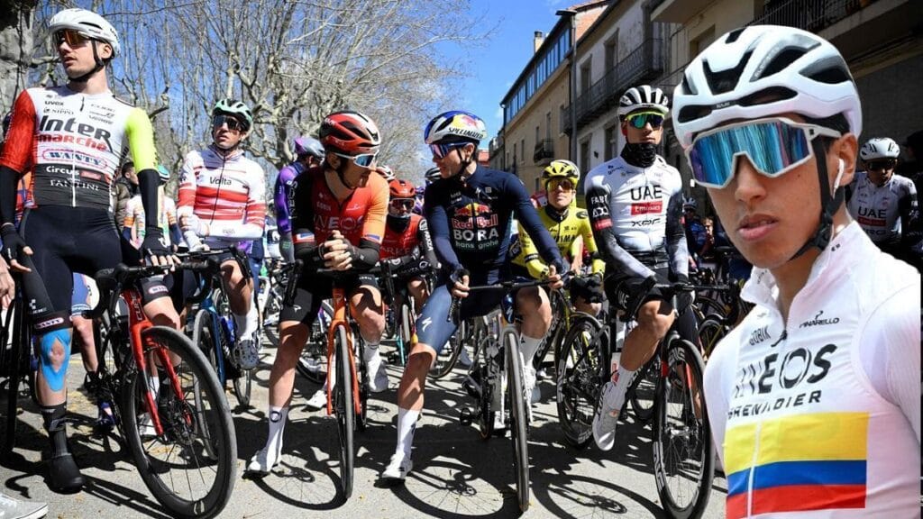 Egan Bernal sigue en el Top 10 de la Vuelta a Cataluña, tras una etapa recortada por ráfagas de viento