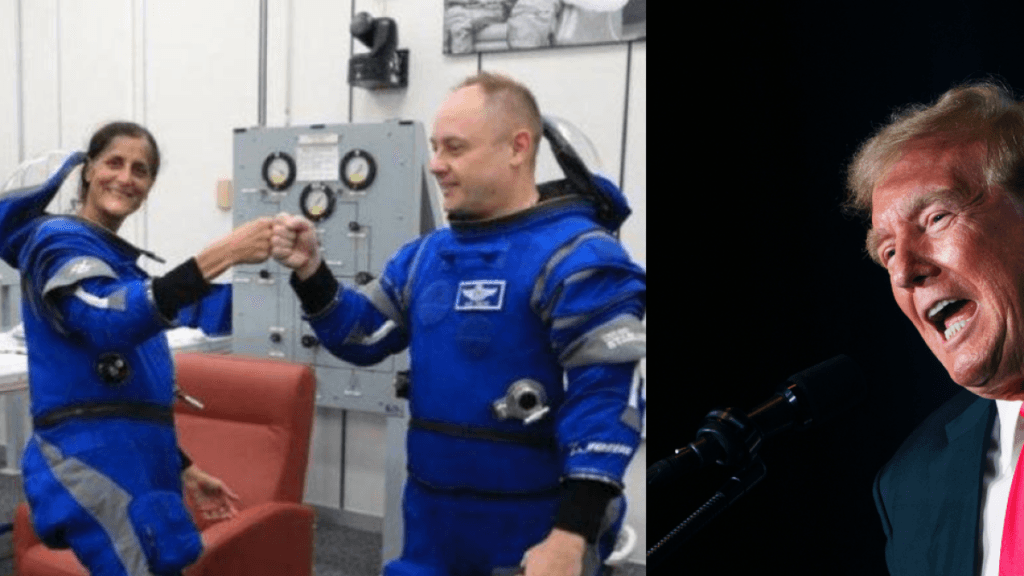 La propuesta de Trump para cubrir horas extra de astronautas de la Nasa varados en el espacio: 'De mi bolsillo'