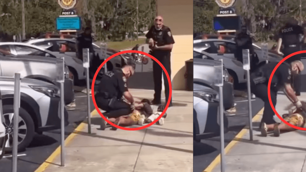 Policía de Florida, EE. UU., mantiene a niña de tres años en el piso y boca abajo mientras requisa a su mamá: video