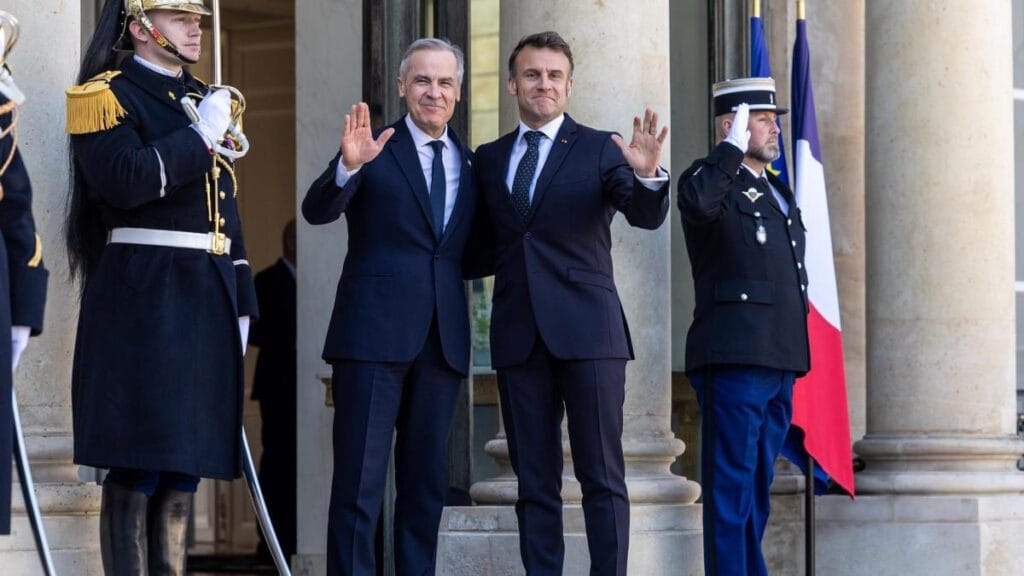 Reunión entre Emmanuel Macron y el nuevo primer ministro de Canadá, Mark Carney: esto hablaron ambos líderes
