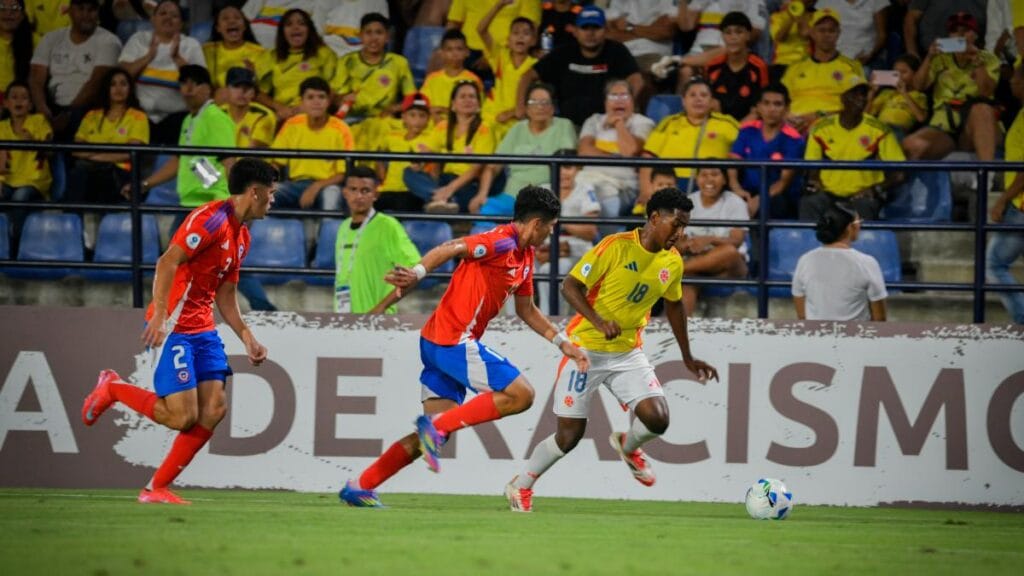 Selección Colombia Sub-17 se estrena con victoria frente a Chile en el Campeonato Sudamericano