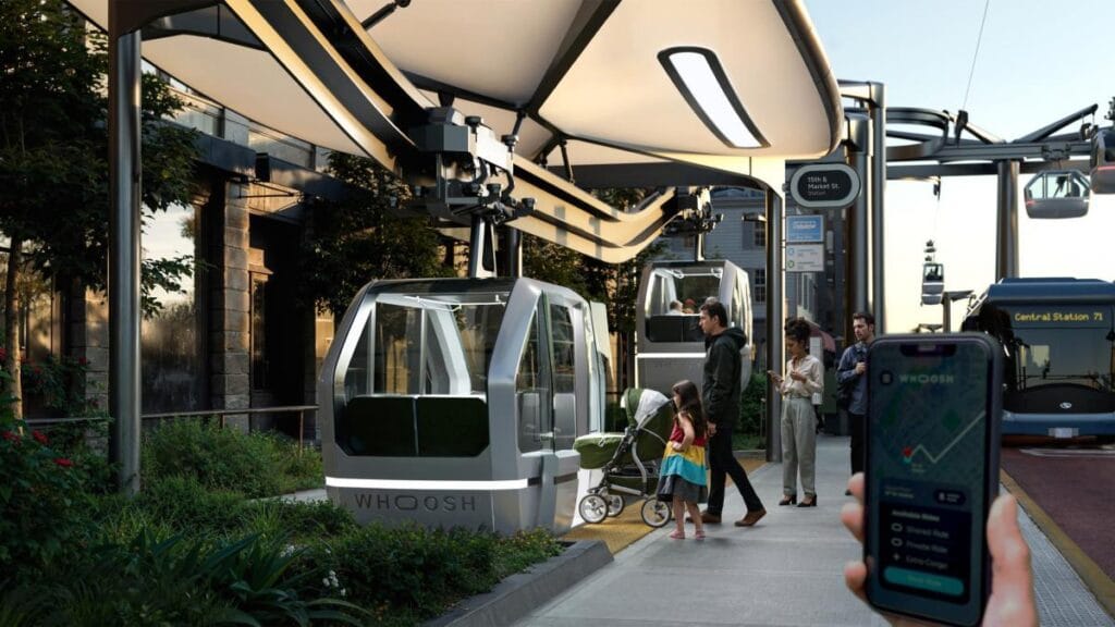 Telecabinas autónomas, lo último en transporte urbano