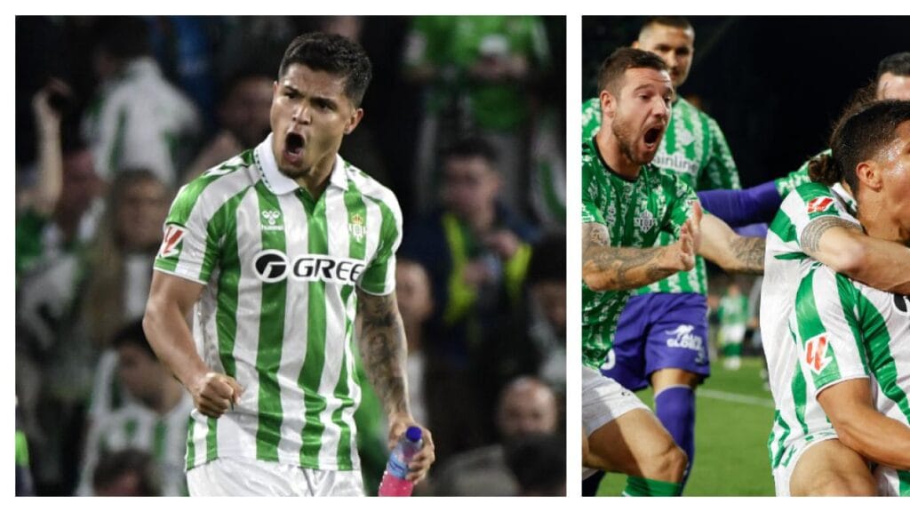 video de su nuevo gol con Real Betis contra Sevilla