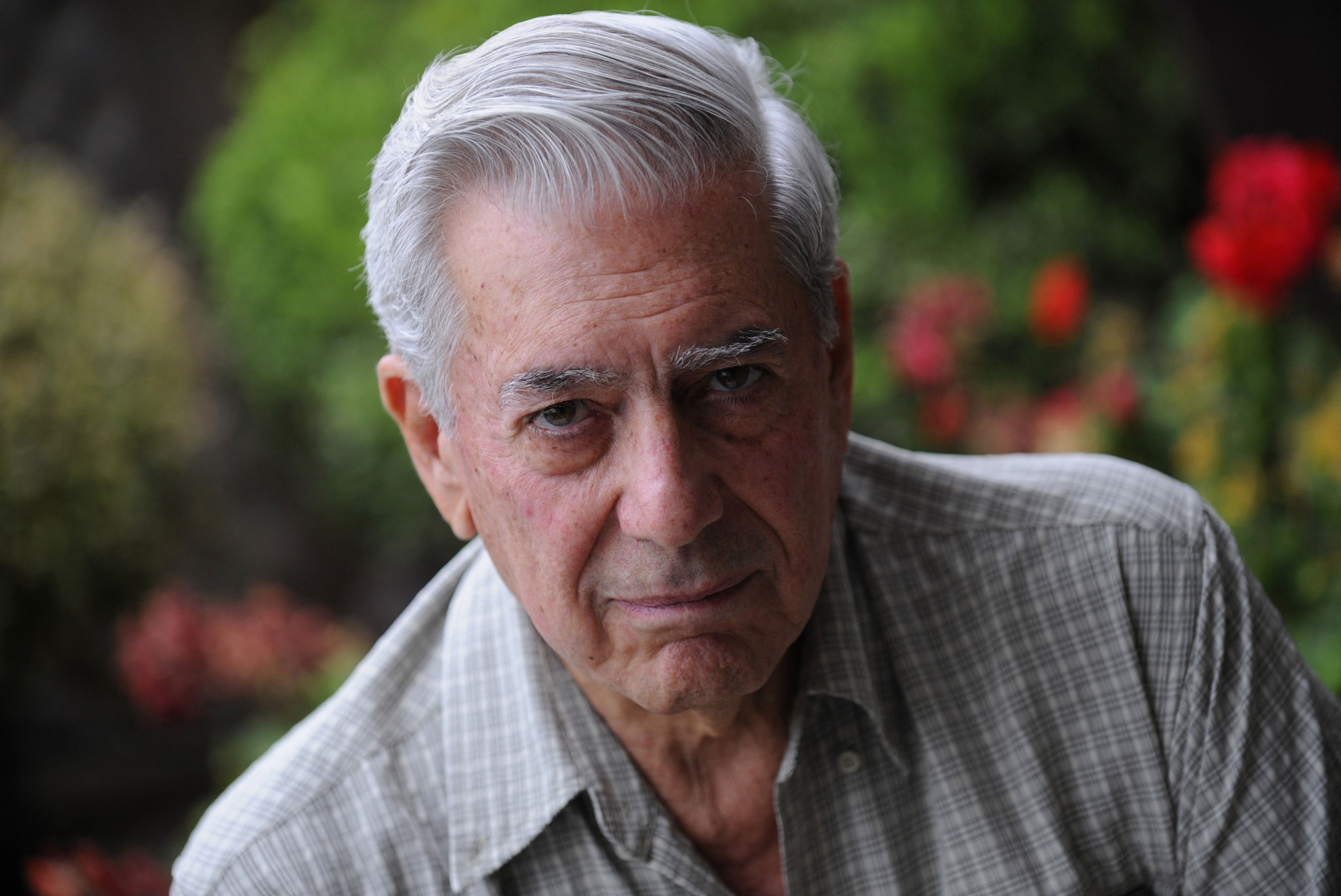 El nobel peruano, Mario Vargas Llosa.