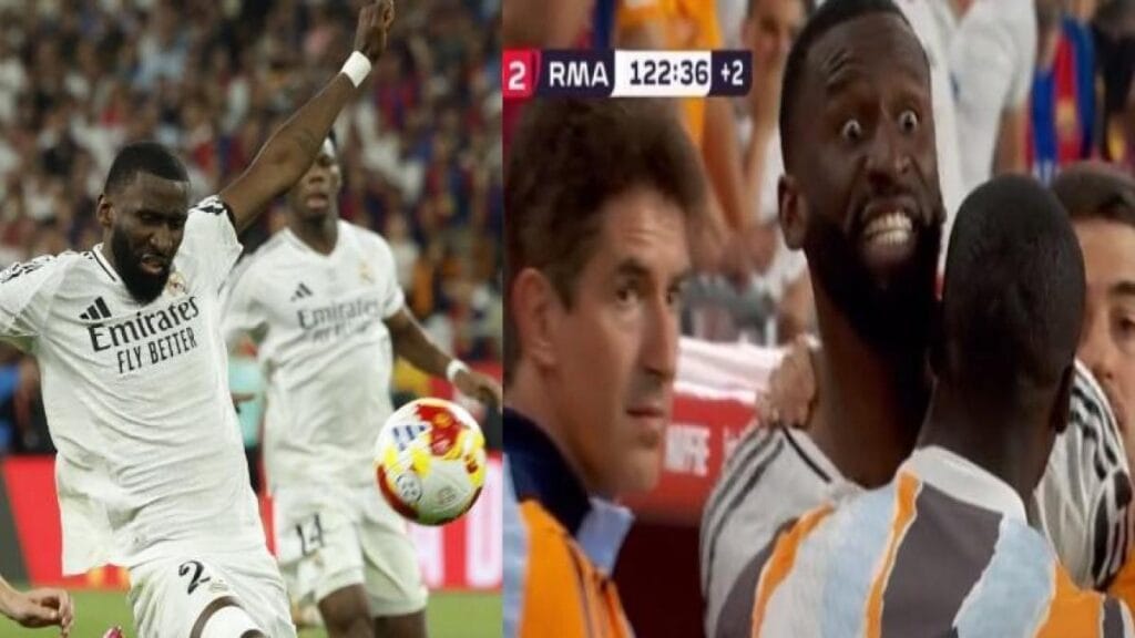 Antonio Rüdiger recibe fuerte sanción tras intentar agredir al árbitro en la final de la Copa del Rey