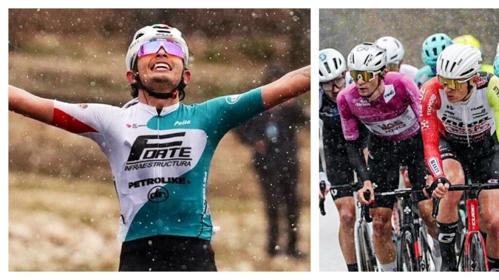 Colombiano Edison Alejandro Callejas logra una épica victoria en la etapa reina del Giro d’Abruzzo en Italia; video