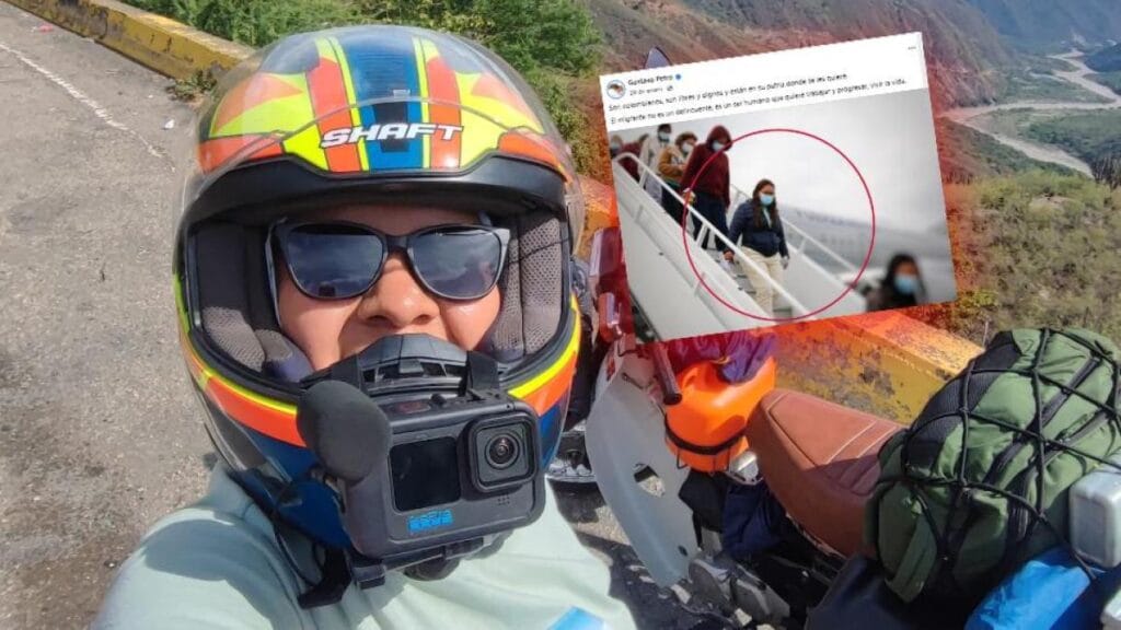 El periplo de creadora de contenido colombiana deportada de EE. UU. en primer avión enviado por el presidente Petro