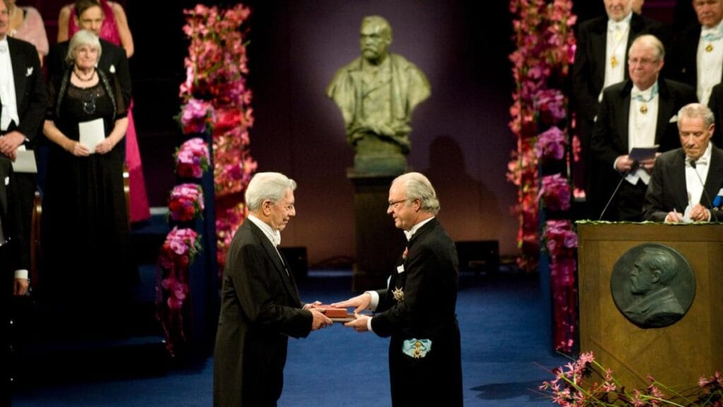 El premio Nobel y el discurso más emotivo de la vida de Mario Vargas Llosa