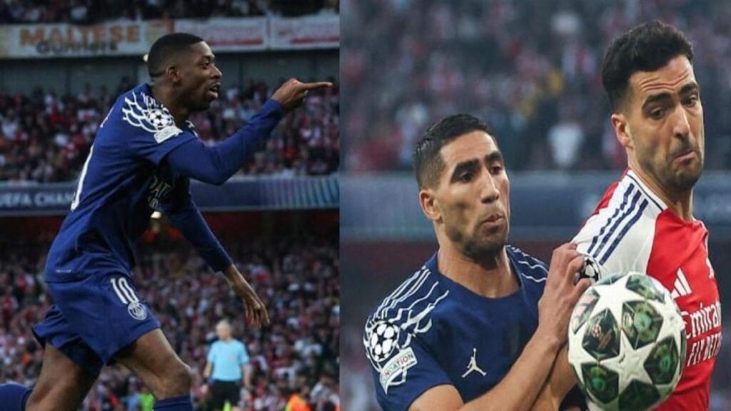 PSG sacó tremendo resultado en Londres al ganarle al Arsenal en la ida de la semifinal de la Champions League