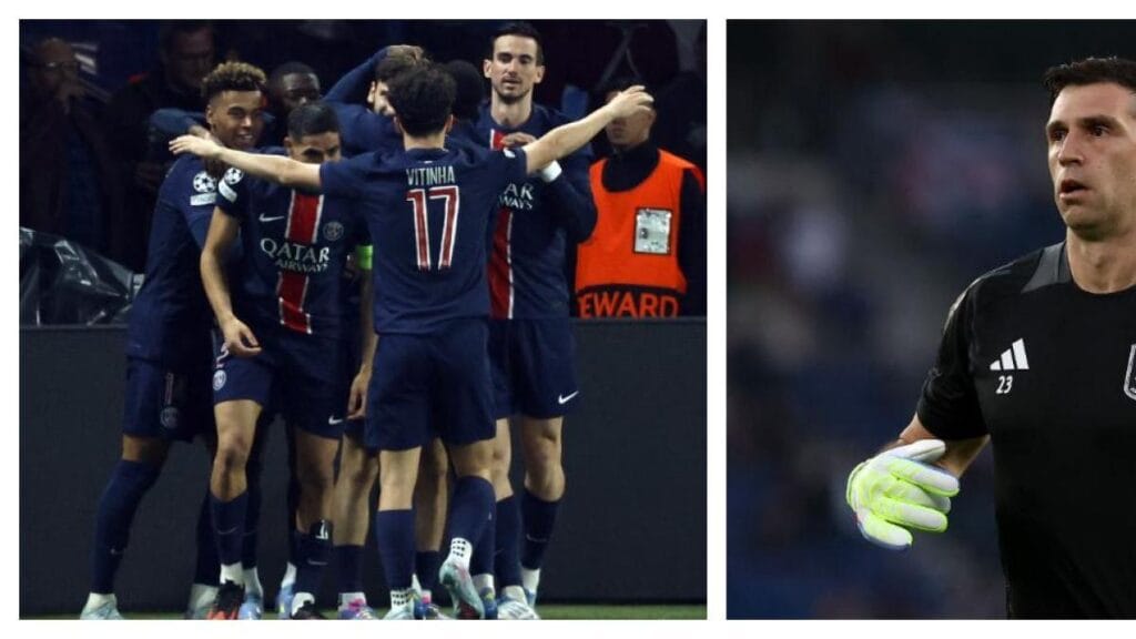 PSG superó un susto y venció con autoridad al Aston Villa en la Champions League