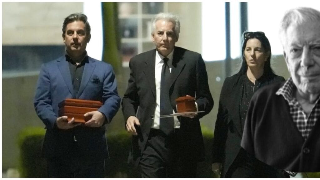 Restos del escritor Mario Vargas Llosa fueron cremados y entregados a sus tres hijos en Lima, Perú