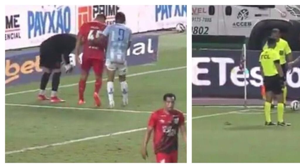 en Brasil un árbitro ya aplicó la regla de los 8 segundos y hubo tiro de esquina; video