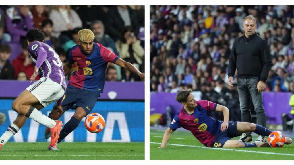 Barcelona pasa el susto, remonta contra Valladolid y acaricia el título de la Liga de España