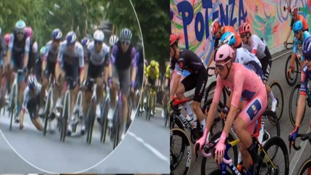 Brutal y masiva caída en la sexta etapa en el Giro de Italia: comisarios neutralizaron la competencia