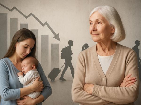 Colombia envejece rápido: informe del Banco Popular alerta sobre baja natalidad y migración juvenil | Crecimiento | Economía