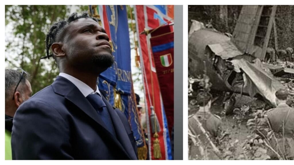 Duván Zapata participa en estremecedora ceremonia por la Tragedia de Superga, a 76 años del desastre: video