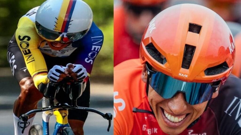 Egan Bernal superó problemas mecánicos, peleó y llegó con los favoritos en la etapa 3 del Giro de Italia