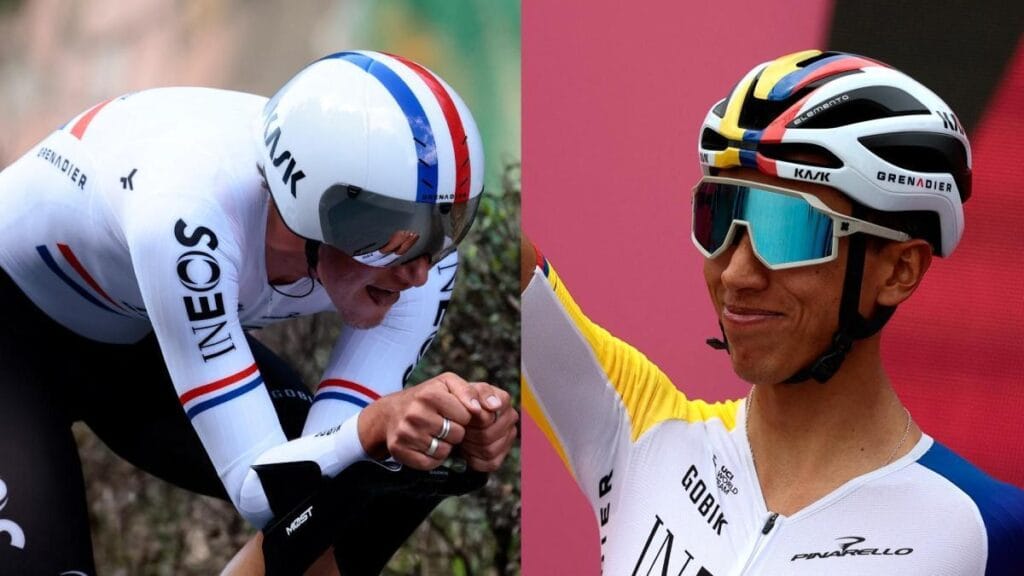 Egan Bernal y Nairo Quintana no la pasaron bien en la crono; Roglic voló y Tarling ganó la etapa 2