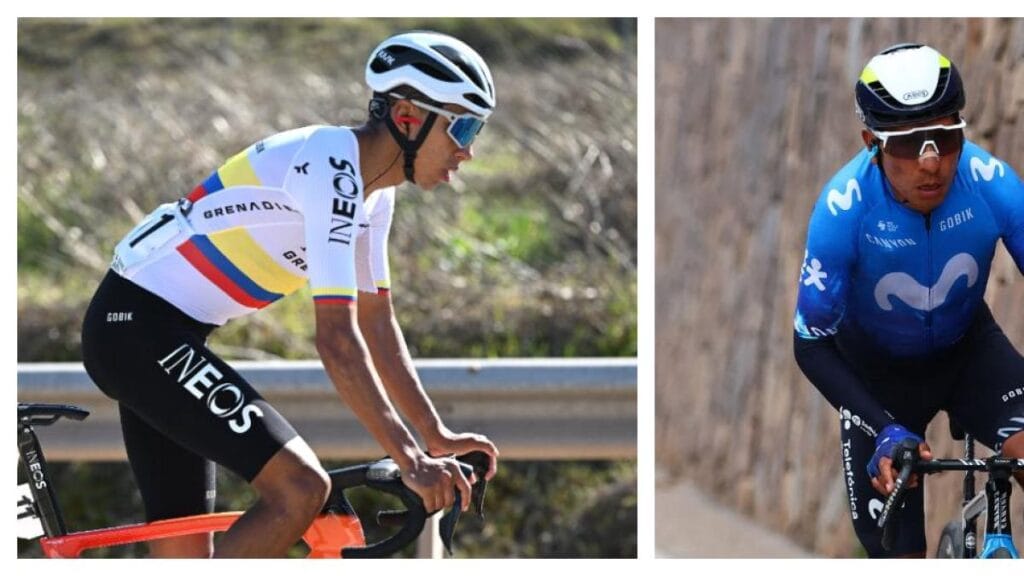 Egan y Nairo, en la lucha