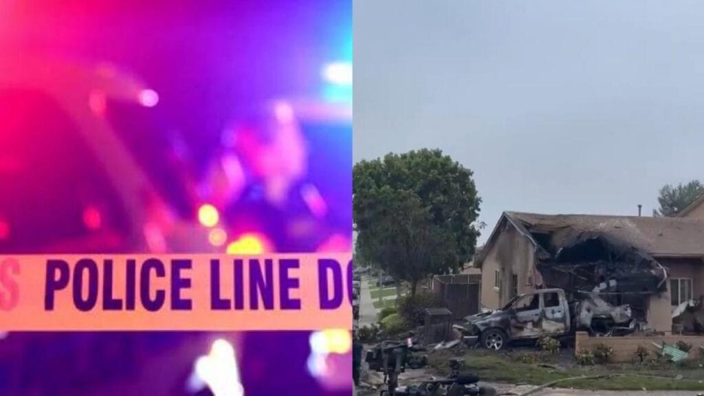 Fuertes imágenes de avioneta estrellada en San Diego en medio de un vecindario
