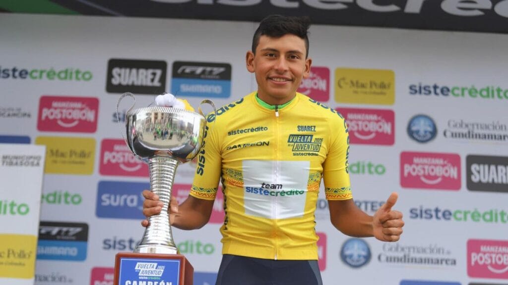 Juan Felipe Rodríguez la rompió y se coronó como nuevo campeón de la Vuelta de la Juventud