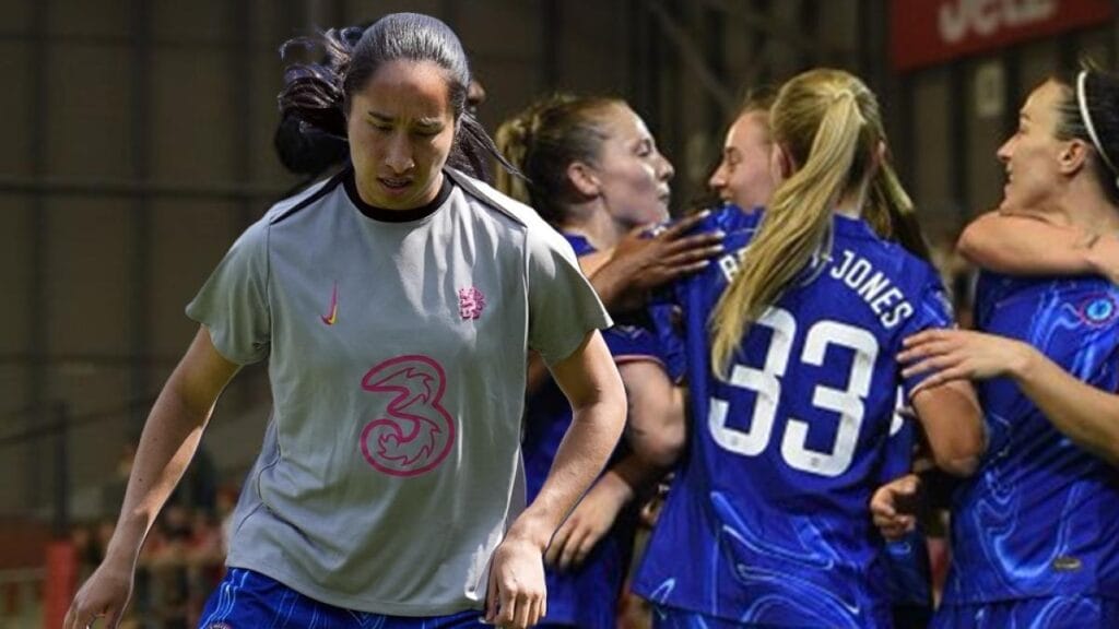 Mayra Ramírez volvió a salir campeona con el Chelsea, pero no pudo terminar el partido por lesión