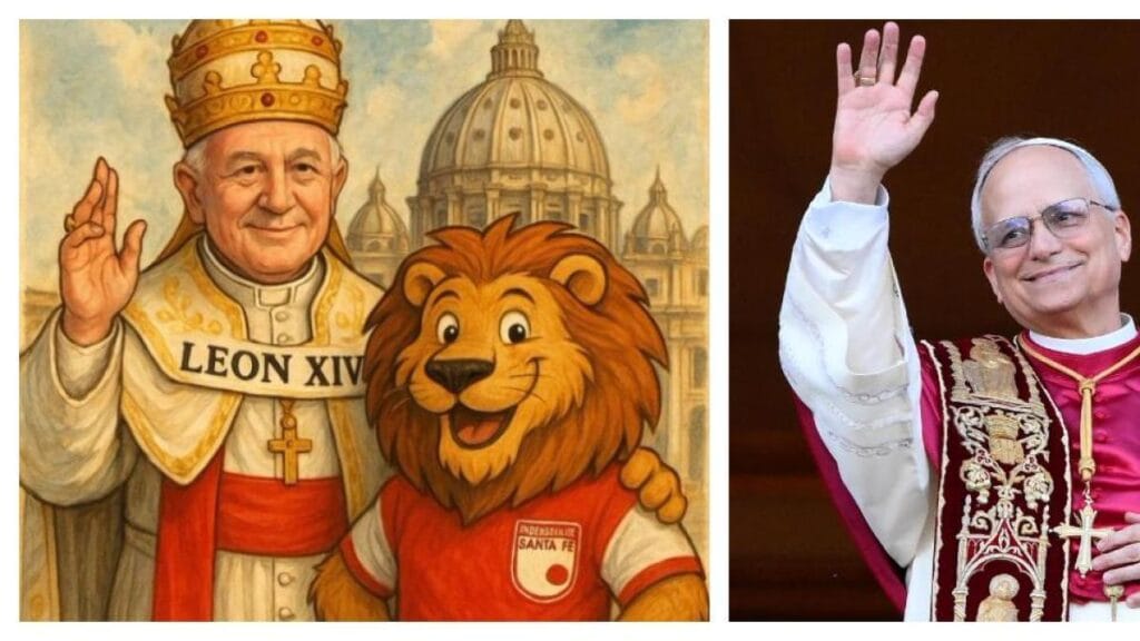 Santa Fe y los equipos de fútbol que se identifican con el papa León XIV y ya piden su bendición para ser campeones
