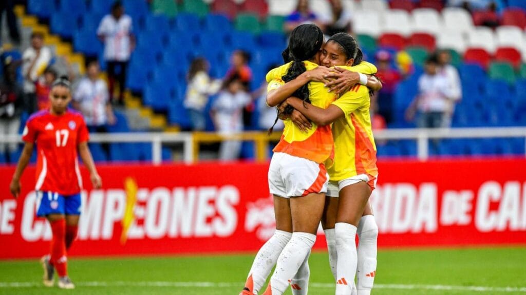 Selección Colombia femenina vence a Chile y sella su cupo al Mundial Sub-17 de Marruecos