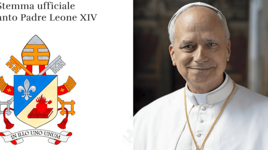 Vaticano publica la foto oficial del papa León XIV y el escudo que utilizará en su pontificado, ¿qué significa?