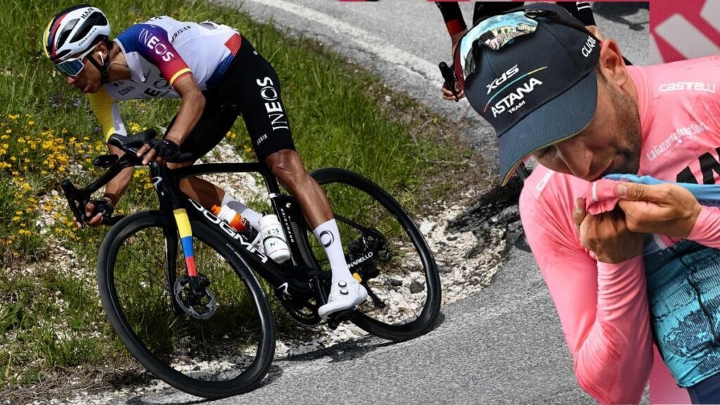 así quedaron Egan Bernal, Einer Rubio y Nairo Quintana tras la sacudida en la clasificación general