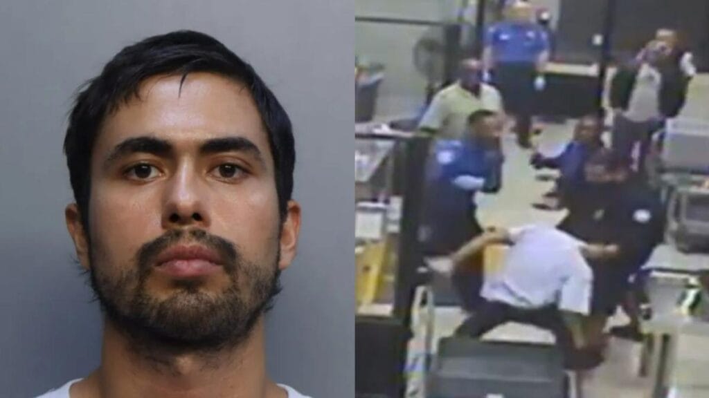 cruzó los controles de seguridad y volvió a golpear a un agente de la TSA