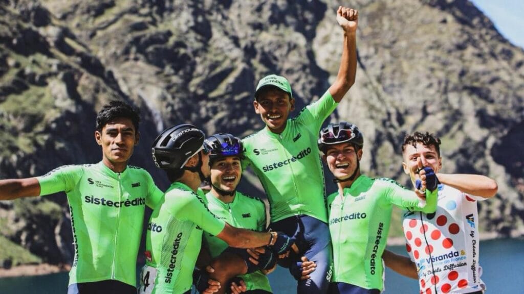 podio en la Ronde de l’Isard