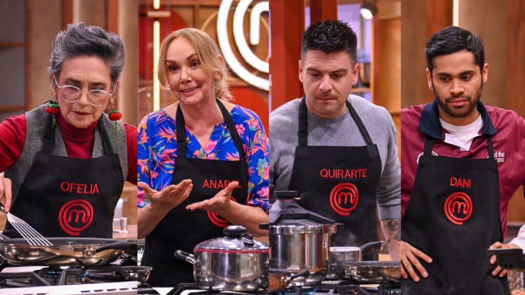 Una de las celebridades no llegó a la gran final de MasterChef Celebrity y fue despedida entre lágrimas por el chef Poncho Cadena. (@MasterChefMx)