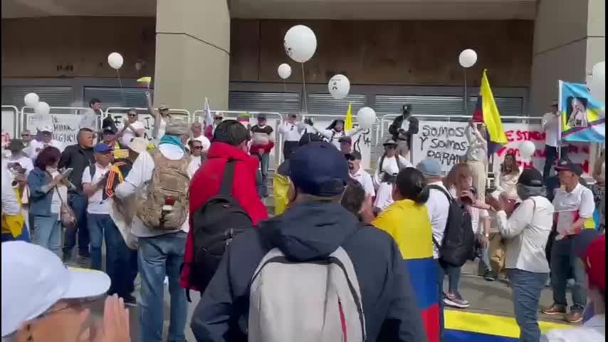 Marcha del silencio en Bogotá