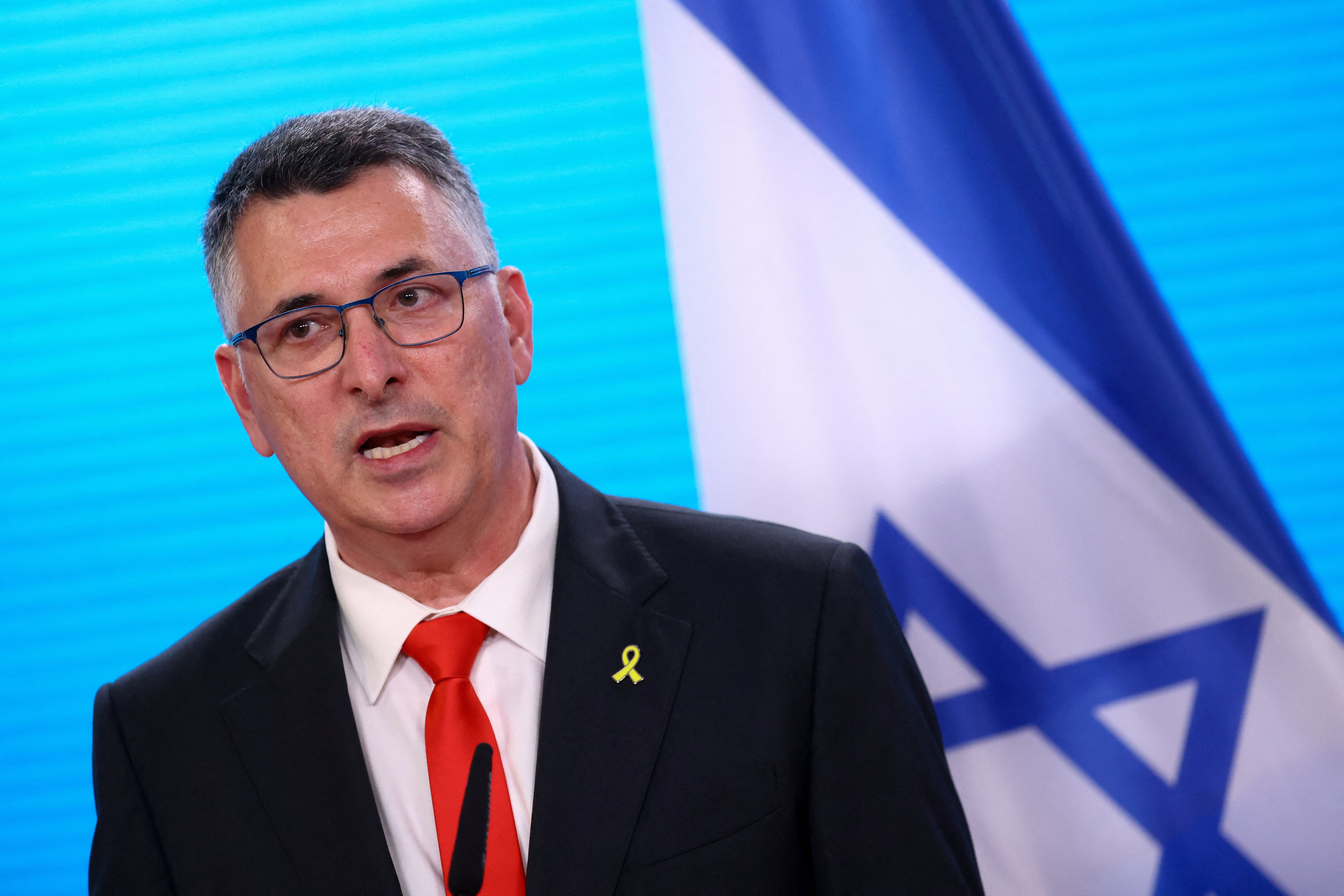El ministro de Exteriores de Israel, Gideon Saar (REUTERS/Christian Mang)