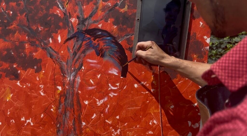 Obra en honor a Miguel Uribe